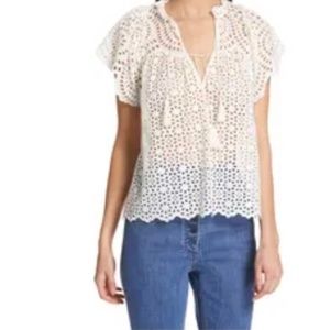 Ulla Johnson Dolly Eyelet Top
